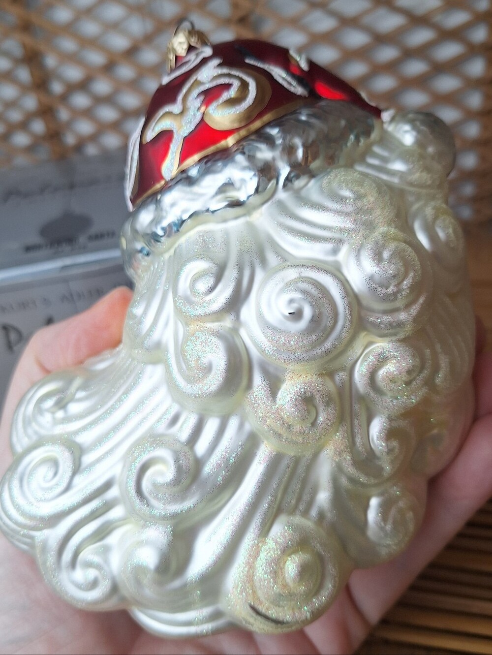 Kurt Adler "North Wind Santa" Glass Ornament. POLONAISE AP878. Retired W/box - Picture 3 of 6